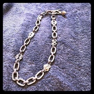 Juicy Couture Silver Rhinestone Necklace